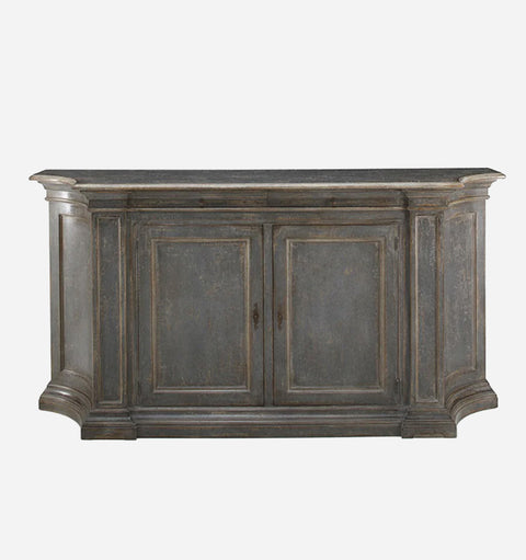 Traditional Antique Painted Sideboard Cabinet