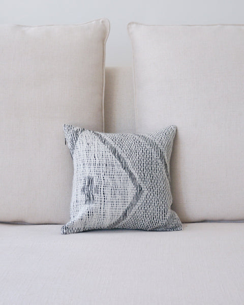 Contemporary Square Alpaca Wool Accent Pillow