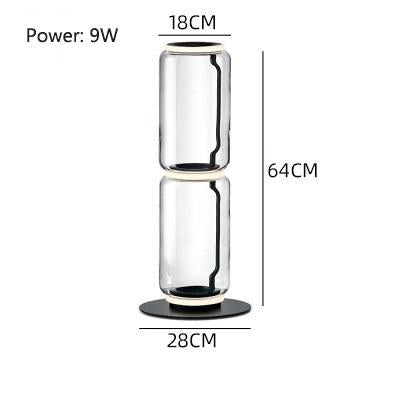 Ambient Node Modern Cylinder Column Floor Lamp