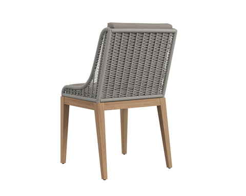 Outdoor Living & Garden Modern Teak Dining Side Chair