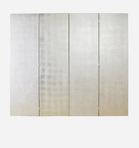 Decorating Essentials Hammered Silver Contemporary Space Divider