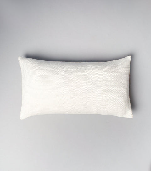 Powered by People Monochromatic Minimalist Lumbar Rectangle Throw Pillow - 12 x 20