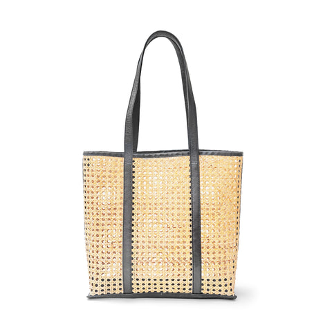 Handmade Geometric Open Top Tote