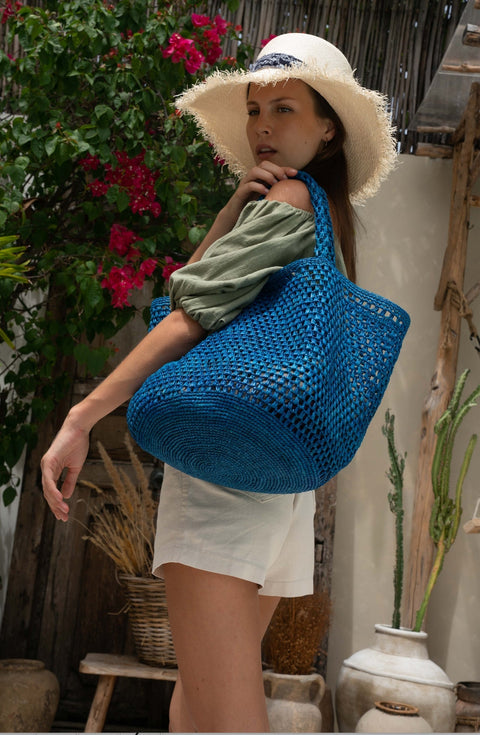 Beach Geometric Handmade Tote