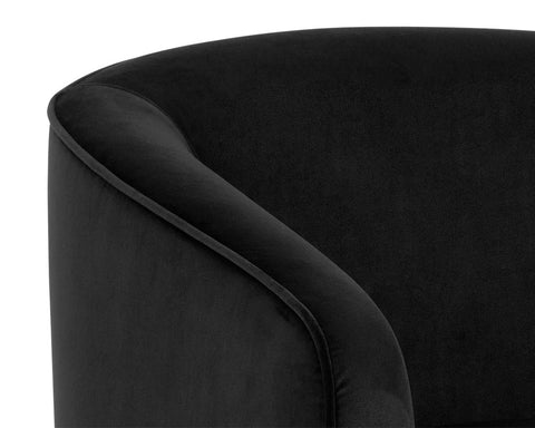 Timeless Minimalist Contemporary Barrel Lounge Chair