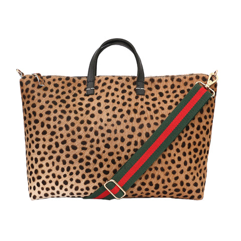 Travel Leopard Animal Pattern Handmade Tote