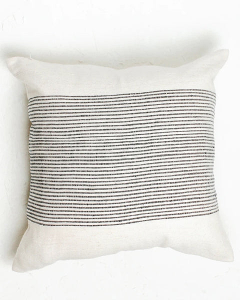 Powered by People Timeless Minimalist Handwoven Soft Pillow Cover - 20 x 20