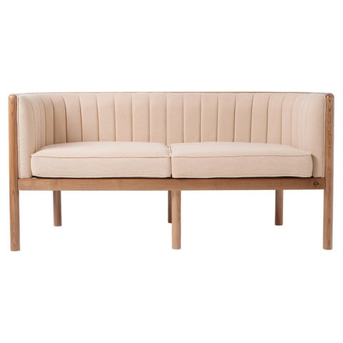 Timeless Minimalist Mid Century Velvet Loveseat Sofa