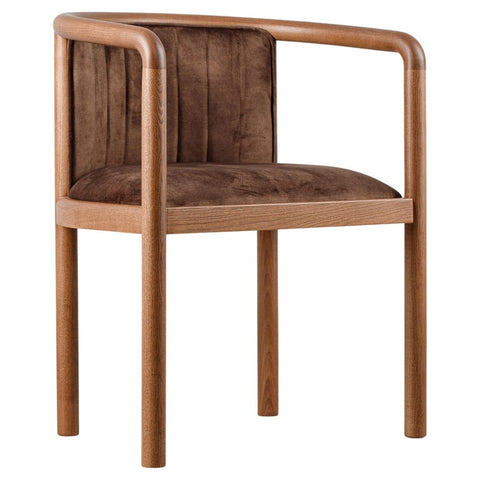 Alton Timeless Minimalist Mid Century Barrel Dining Armchair