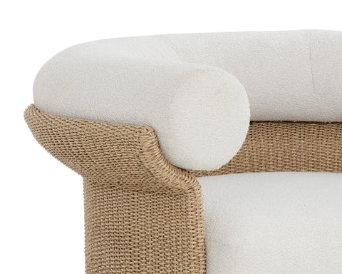 Outdoor Living & Garden Modern Barrel Lounge Chair