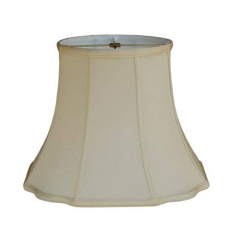 Fancy Octagon Anna Rayon Lamp Shade - Coffee