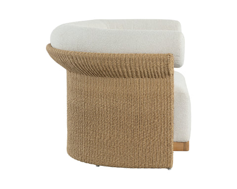 Outdoor Living & Garden Modern Barrel Lounge Chair