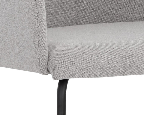Timeless Minimalist Modern Upholstered Dining Armchair