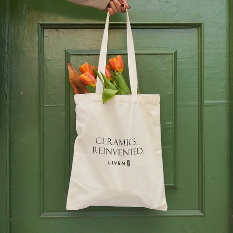 Casual Logo Print Durable Open Top Tote