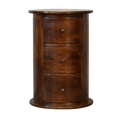 Contemporary Bachelor Drawer Chest with Knob Handle