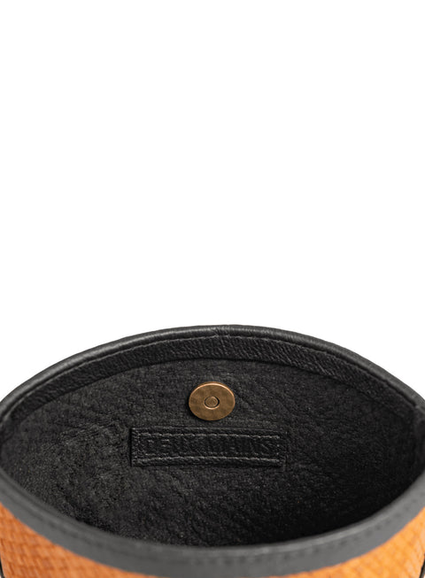 Geometric Braided Crossbody with Shoulder Straps