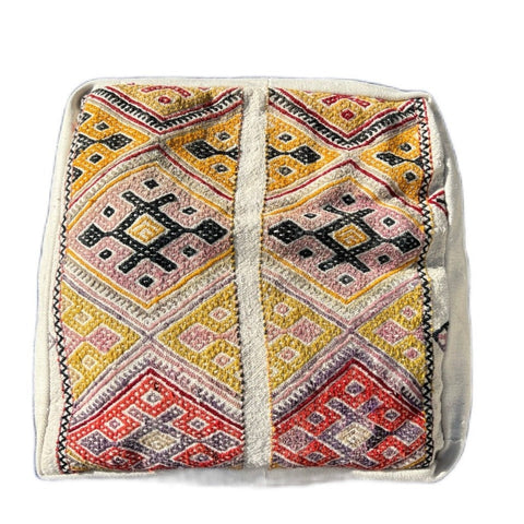 Global Eclecticist Bohemian Handwoven Embroidered Pillow Cover