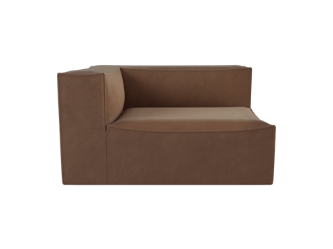 Catena Timeless Minimalist Contemporary Velvet Modular Sofa