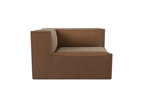 Catena Timeless Minimalist Modern Velvet Modular Sofa