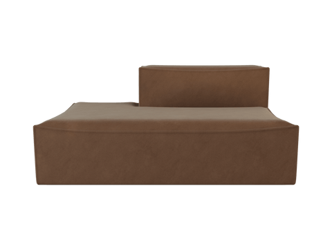 Catena Timeless Minimalist Modular Sofa in Velvet Upholstery