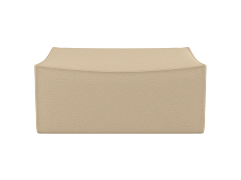 Catena Timeless Minimalist Pouf Ottoman Upholstered