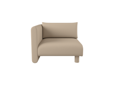 Dase Timeless Minimalist Upholstered Modular Sofa