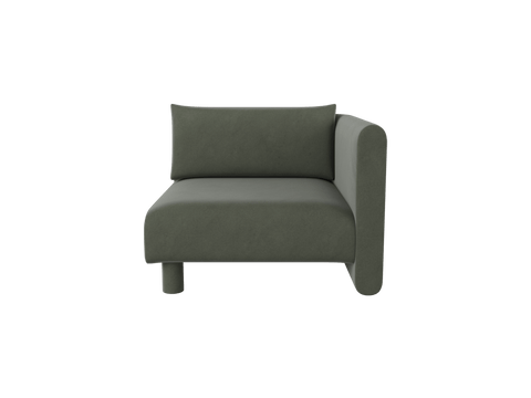 Dase Timeless Minimalist Right Oriented Modular Sofa