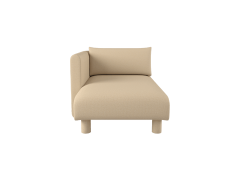 Dase Timeless Minimalist Left Oriented Modular Sofa