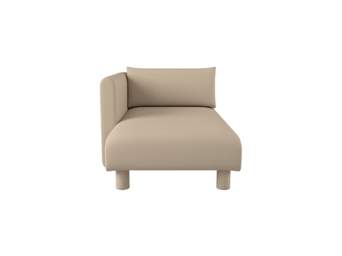 Dase Timeless Minimalist Contemporary Left Oriented Modular Sofa