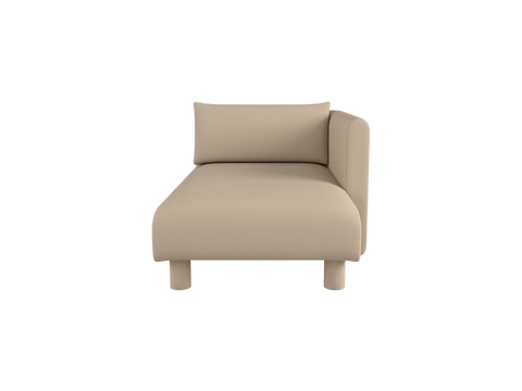 Dase Timeless Minimalist Right Oriented Modular Sofa