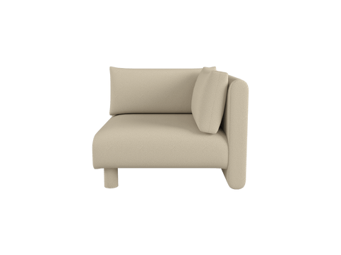 Dase Timeless Minimalist Corner Modular Sofa