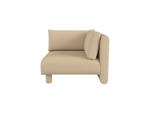 Dase Timeless Minimalist Contemporary Corner Modular Sofa