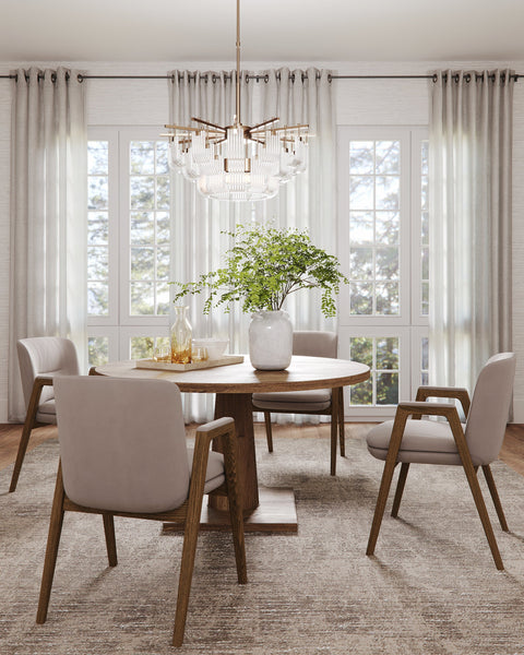 Ferris Accent Elegant Beveled Candelabra Chandelier