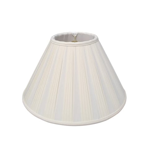 Flair Alternate Pleat Anna Rayon Lamp Shade - Off White
