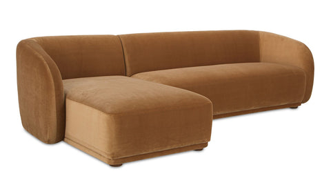 Nature-Driven Modernist Chaise Sectional L-Shape Sofa