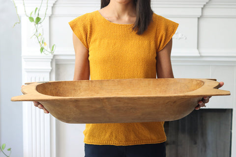 Everyday Farmhouse Handmade Embossed Fruit Bowl