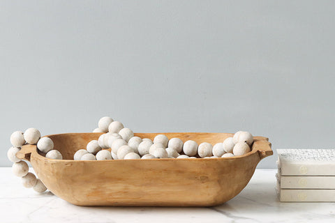 Everyday Farmhouse Handmade Embossed Fruit Bowl