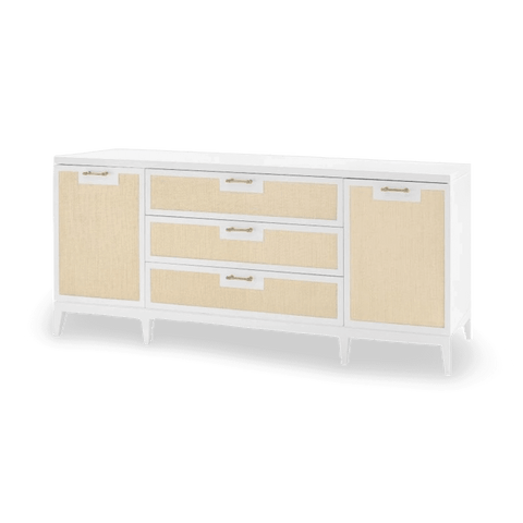 Astor Lacquered Two-tone Accent Cabinet Modern Style