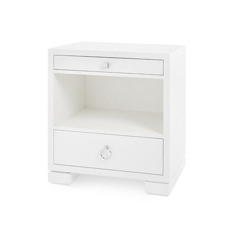 Villa & House Francis Timeless Minimalist Nightstand with Block Frame - 26 W