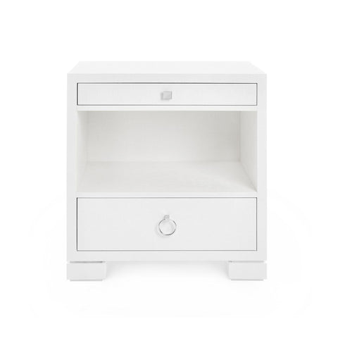 Villa & House Francis Timeless Minimalist Nightstand with Block Frame - 26 W