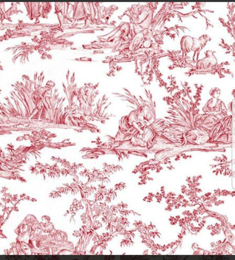 French Made - Toile de Jouy Sconce Shades