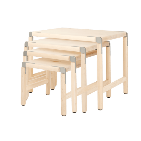 Minimalist Timeless Minimalist Space Saving Square Nesting Table