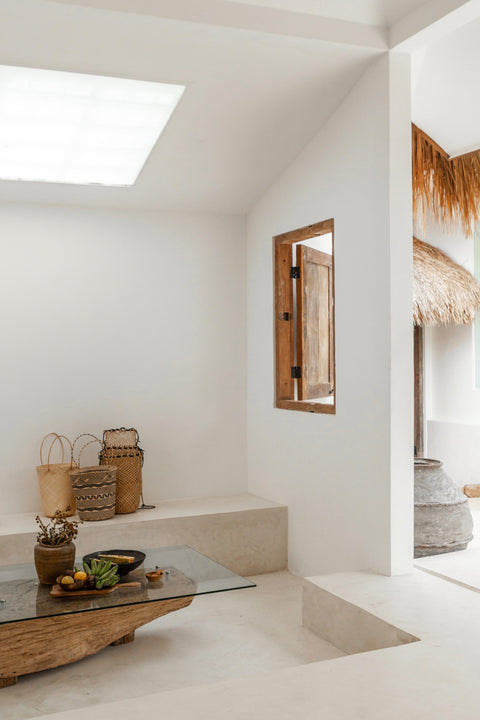 Casual Handmade Braided Basket Bag with Open Top