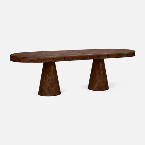 Made Goods Holland Extendable Oval Dining Table in Contemporary Style