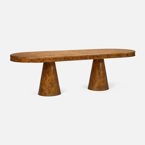 Made Goods Holland Extendable Oval Dining Table in Contemporary Style