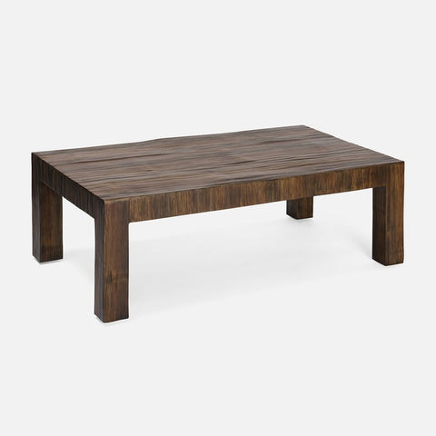 Made Goods Timeless Minimalist Antique Bamboo Rectangle Coffee Table
