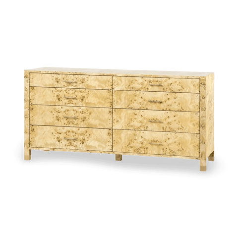 Cole Contemporary Double Dresser with Antique Finish