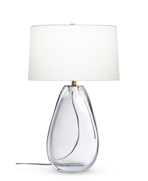 Gable Accent Contemporary Drum Table Lamp