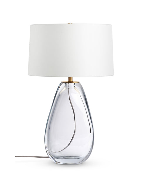 Gable Accent Contemporary Drum Table Lamp
