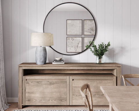 Gabriel Organic Modern Accent Drum Table Lamp